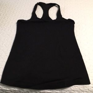 Black lululemon racer back tank